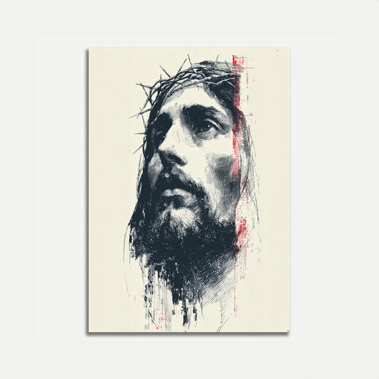 Divine Suffering Reflection Poster