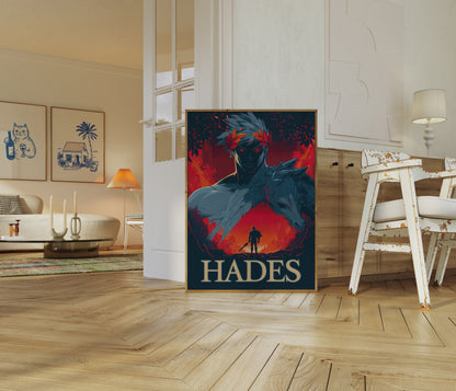 Hades Game Boss Battle Poster