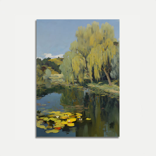 Willow Pond Reflexionsposter