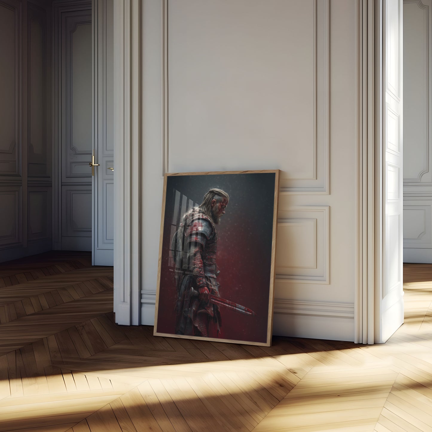 Bloodied Viking Warrior Poster