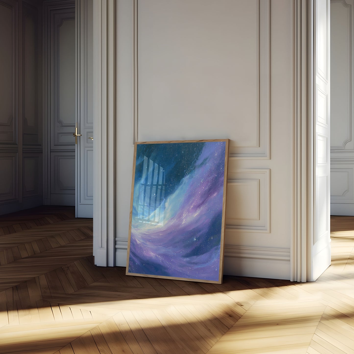 Póster Galaxia Aurora Cósmica
