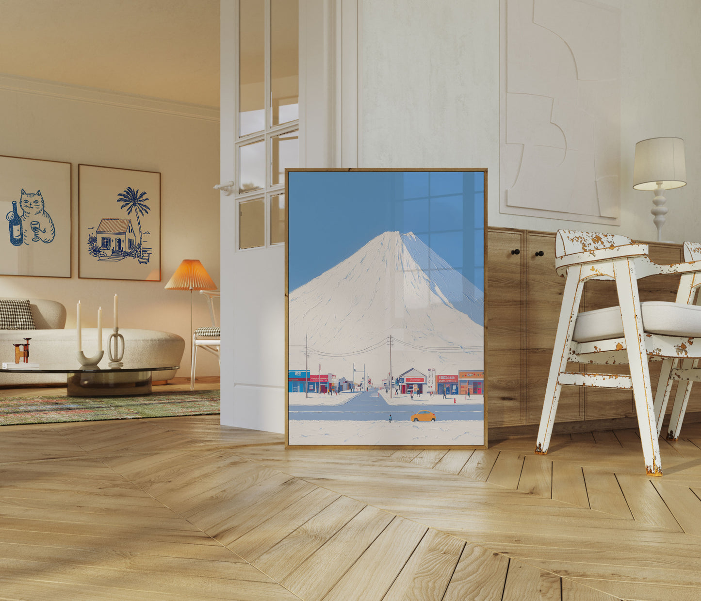 Mount Fuji Winter Serenity Poster