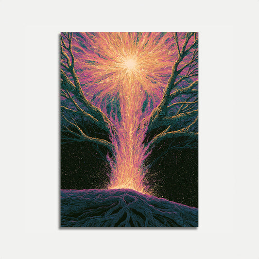 Affiche Portique Arbre Cosmique