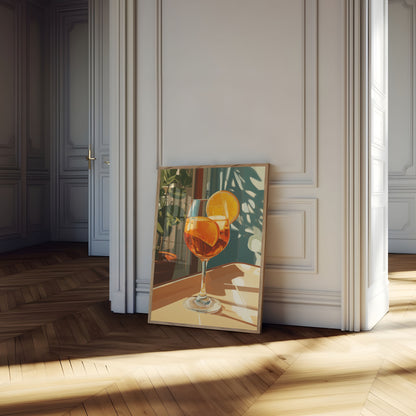 Sommer Aperol Spritz Plakat