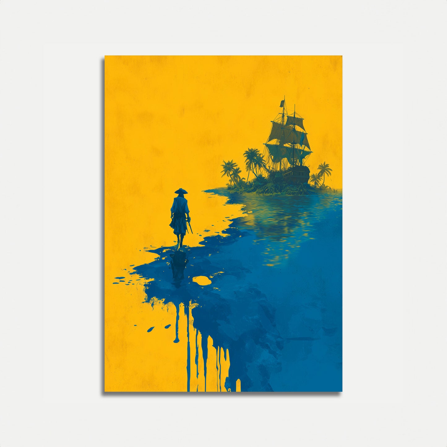 Tropical Pirate Adventure Poster