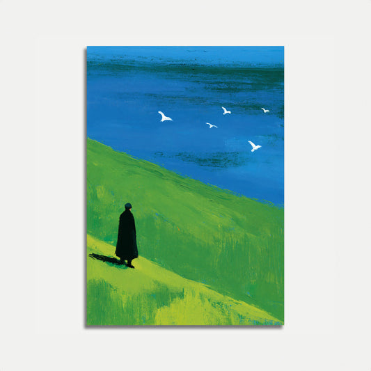 SOLITÆR FIGUR KØSTLANDSKAB PLAKAT