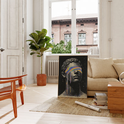 Affiche Portrait Abstrait Mind Melt