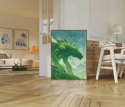 Mountain Green Giant Poster