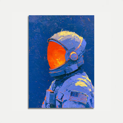 Plakát: Astronaut ve skafandru