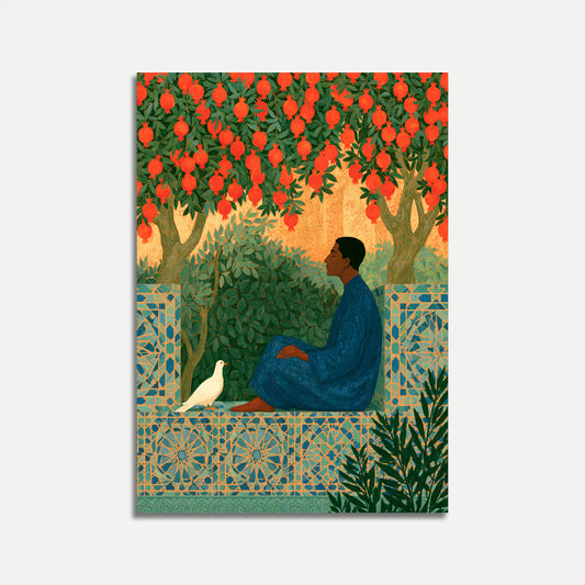 Meditação no Jardim de Romãs - Pôster