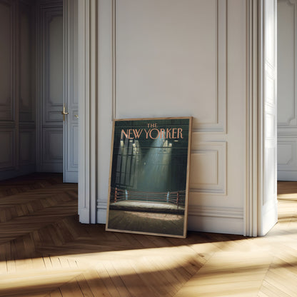 Empty Boxing Ring New Yorker Poster