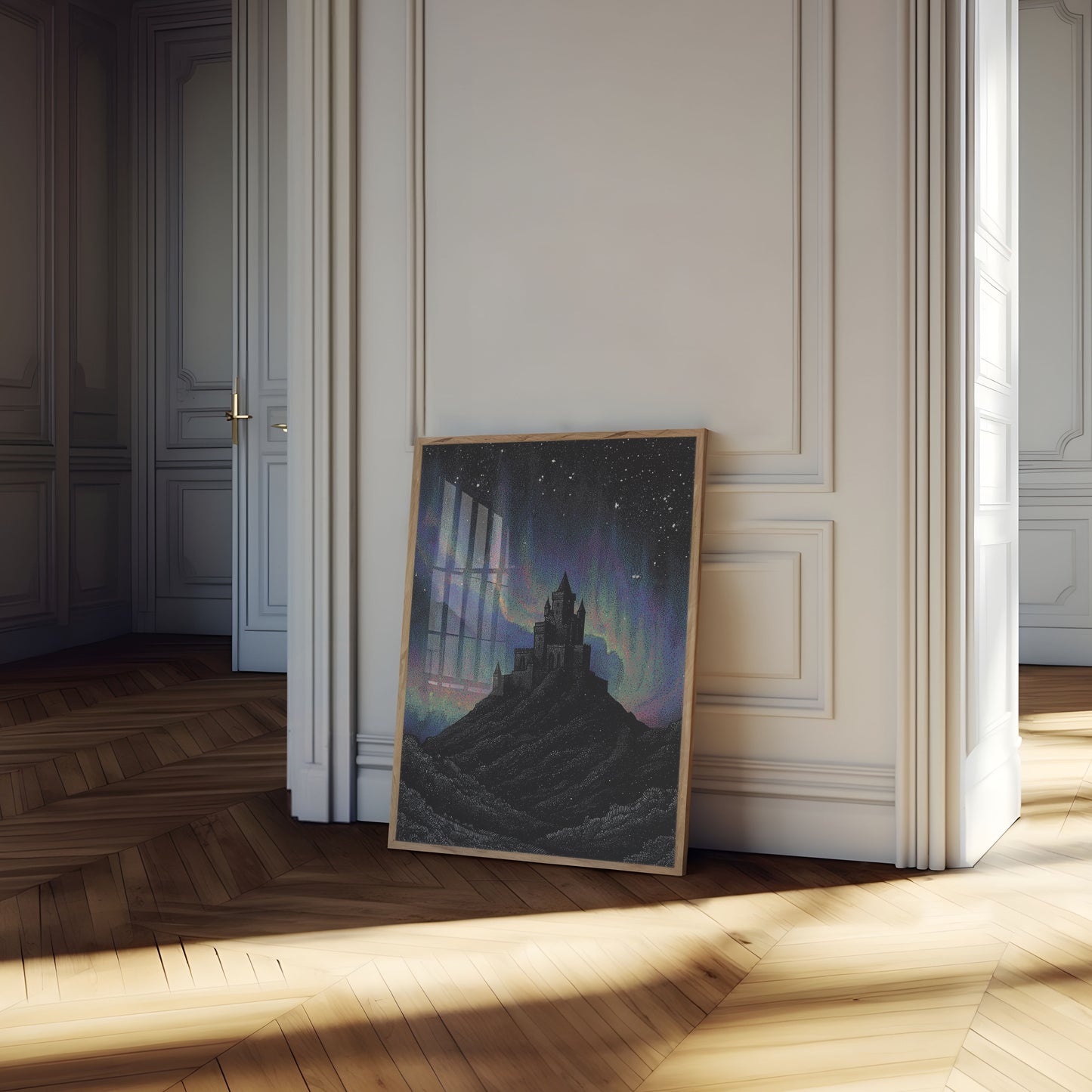 Póster de Noche Mágica en el Castillo Encantado