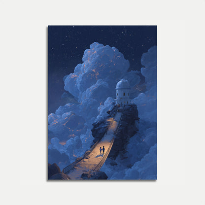 Starry Observatory Ascent Poster