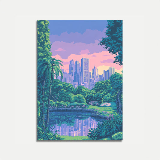 Plakát Urban Jungle Cityscape