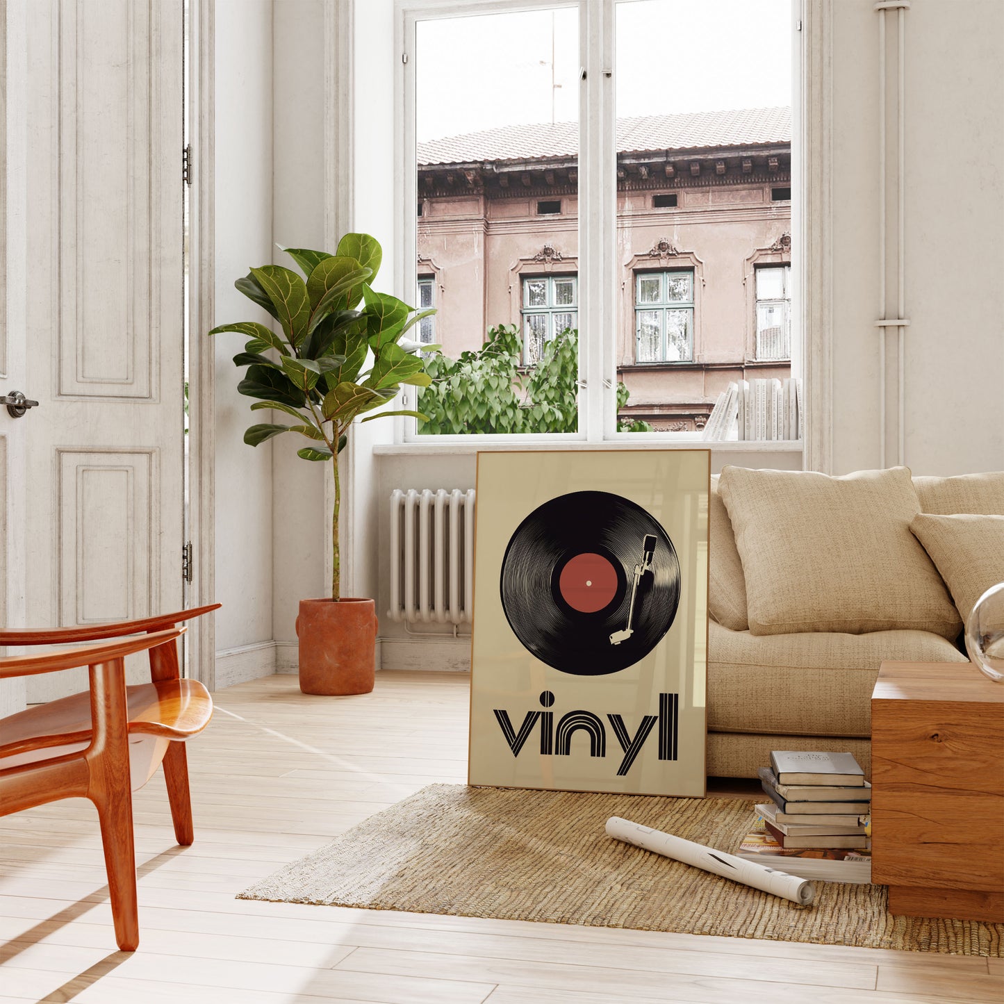 Vintage Vinyl Music Lover Poster