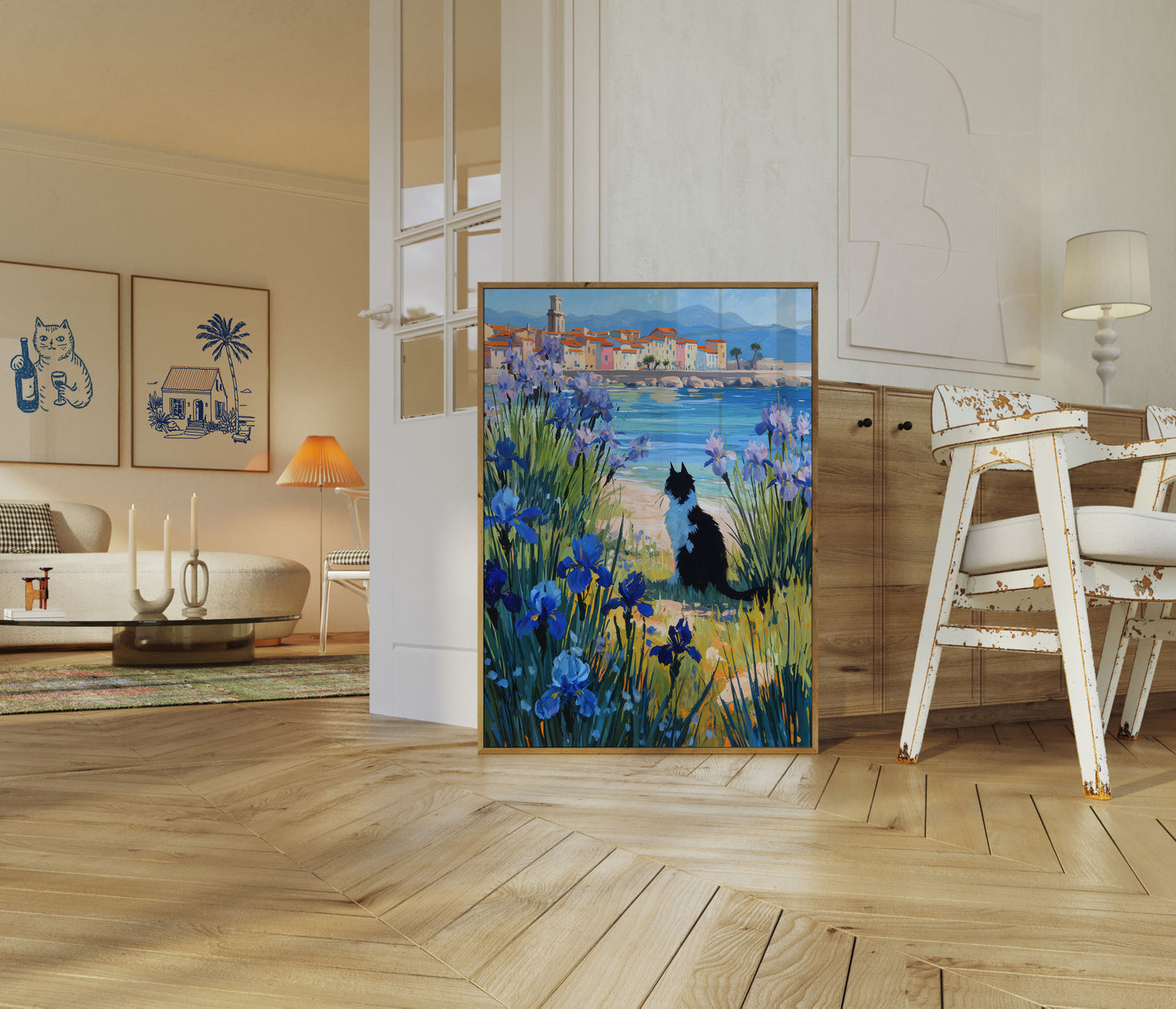 Pôster do Jardim de Íris Costeiro