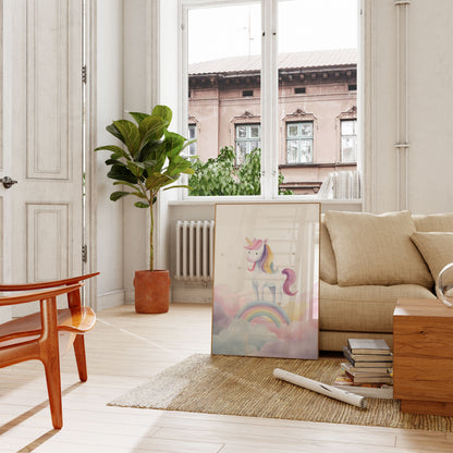 Regenboog Eenhoorn Magie Poster
