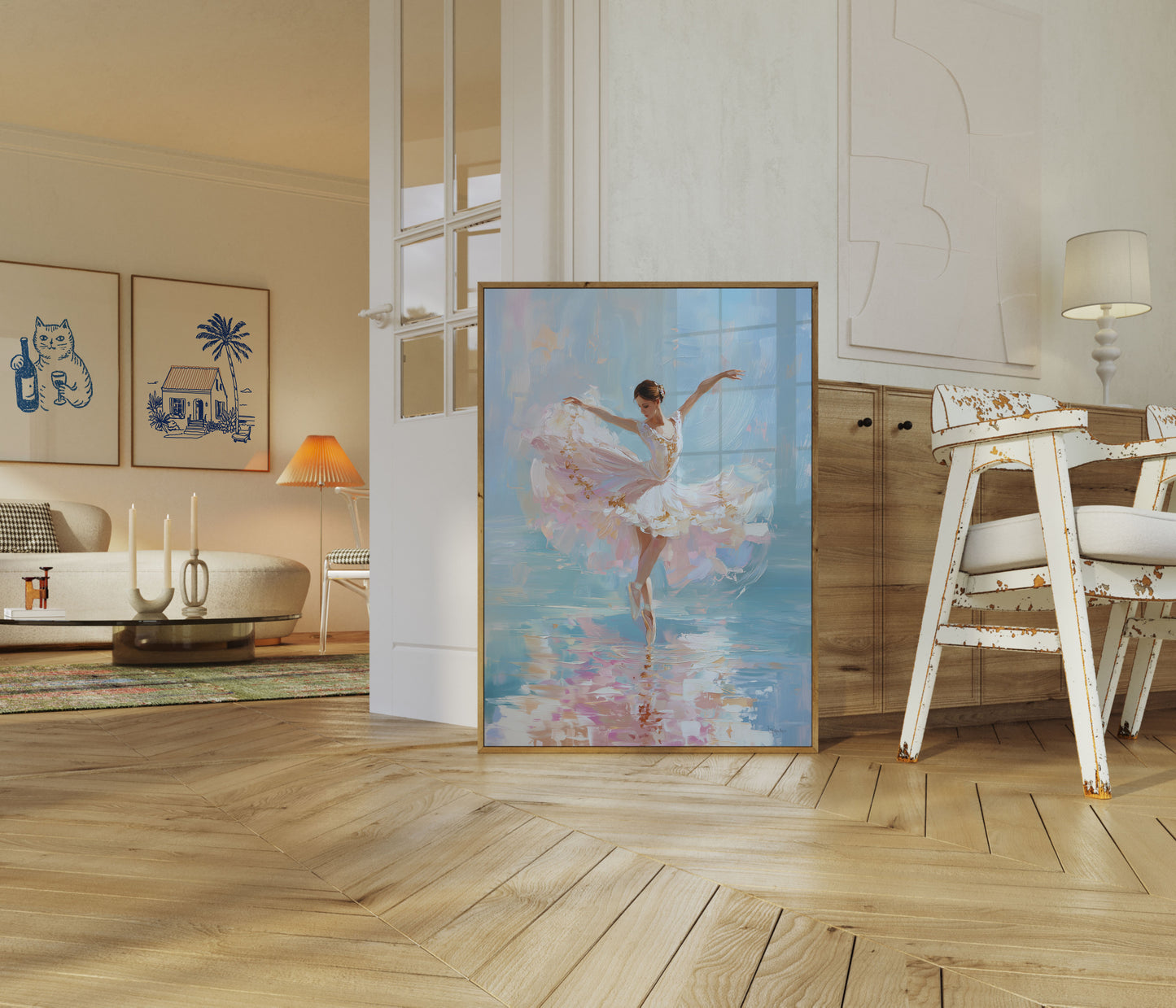 Dancing on Reflective Waters Poster