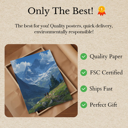 Mountain Trail Wilderness Poster