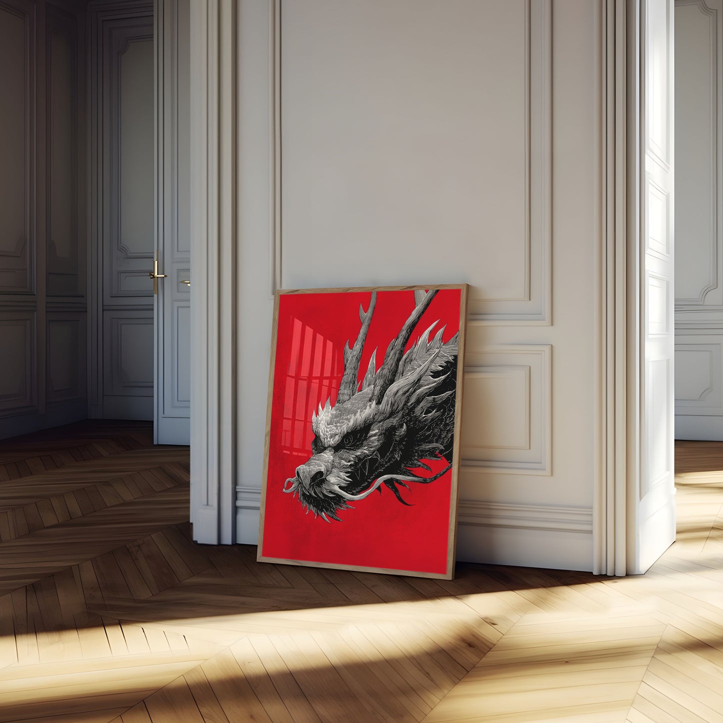 Crimson Dragon Fury Poster