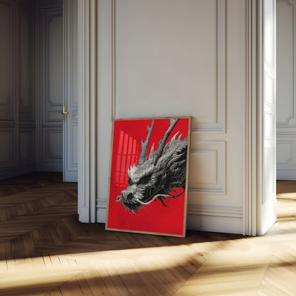 Crimson Dragon Fury Poster