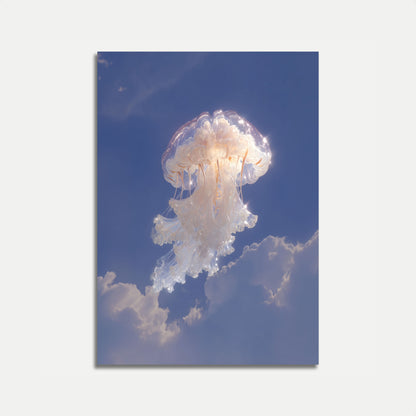 Świetlisty Plakat Oceanu Meduz