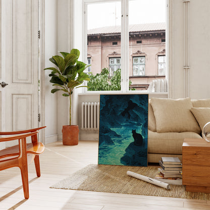 Cat by Luminous Waters Poster