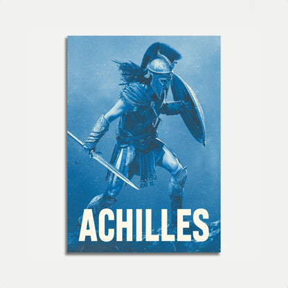 Plakát řeckého bojovníka Achilla