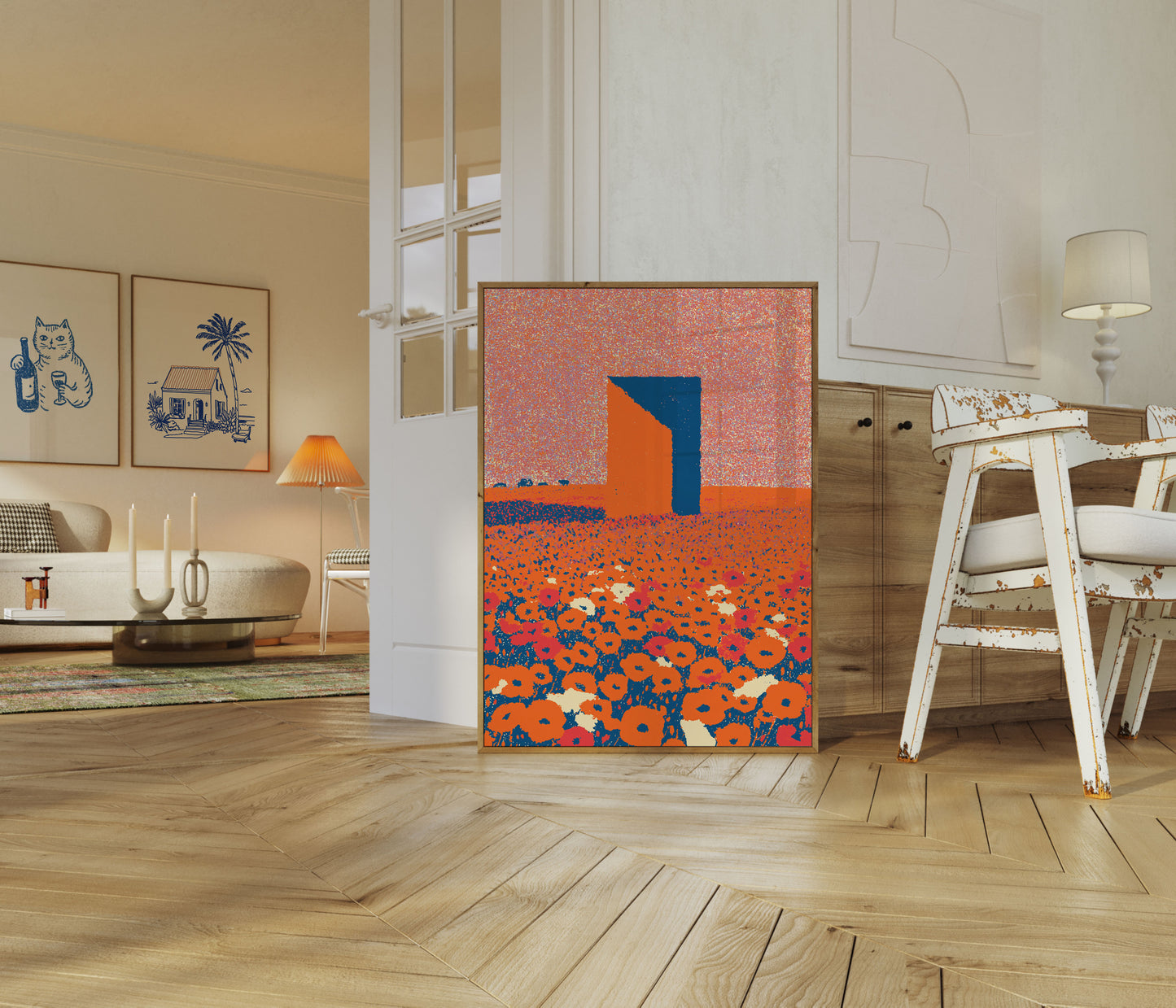 Poppy Field Gateway Poster