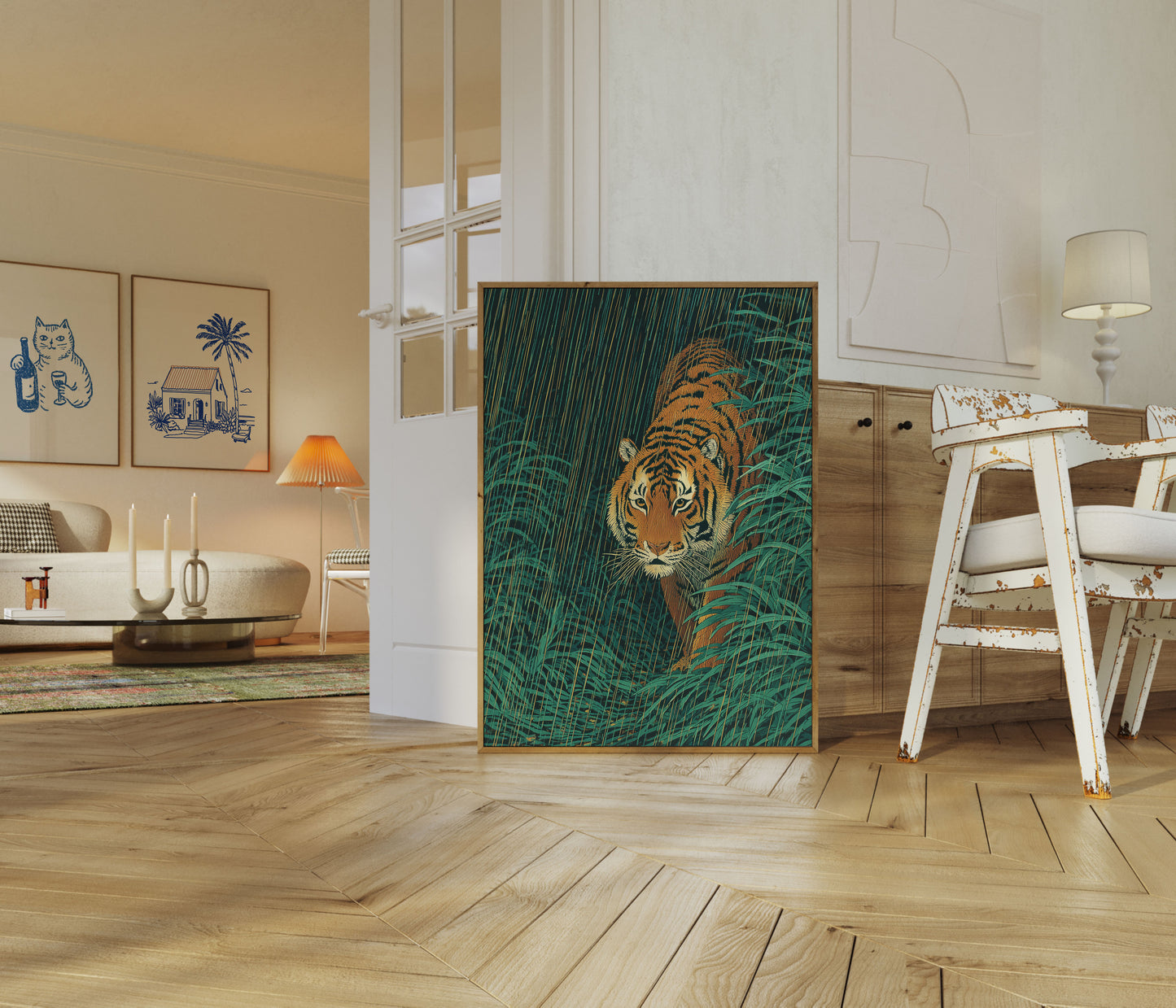 Tiger in the Jungle Poster