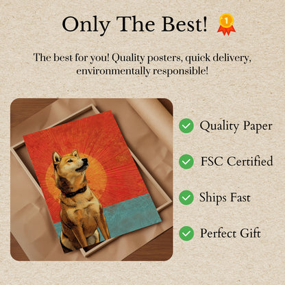 Radiant Shiba Inu Poster