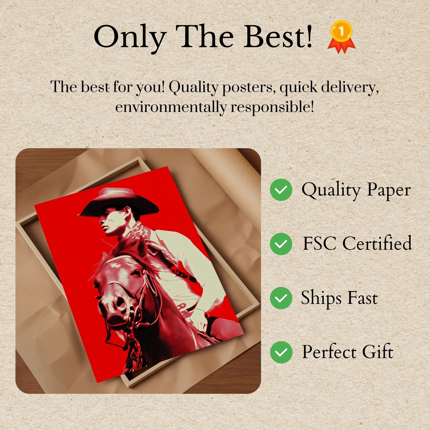 Red Rider Western Poster