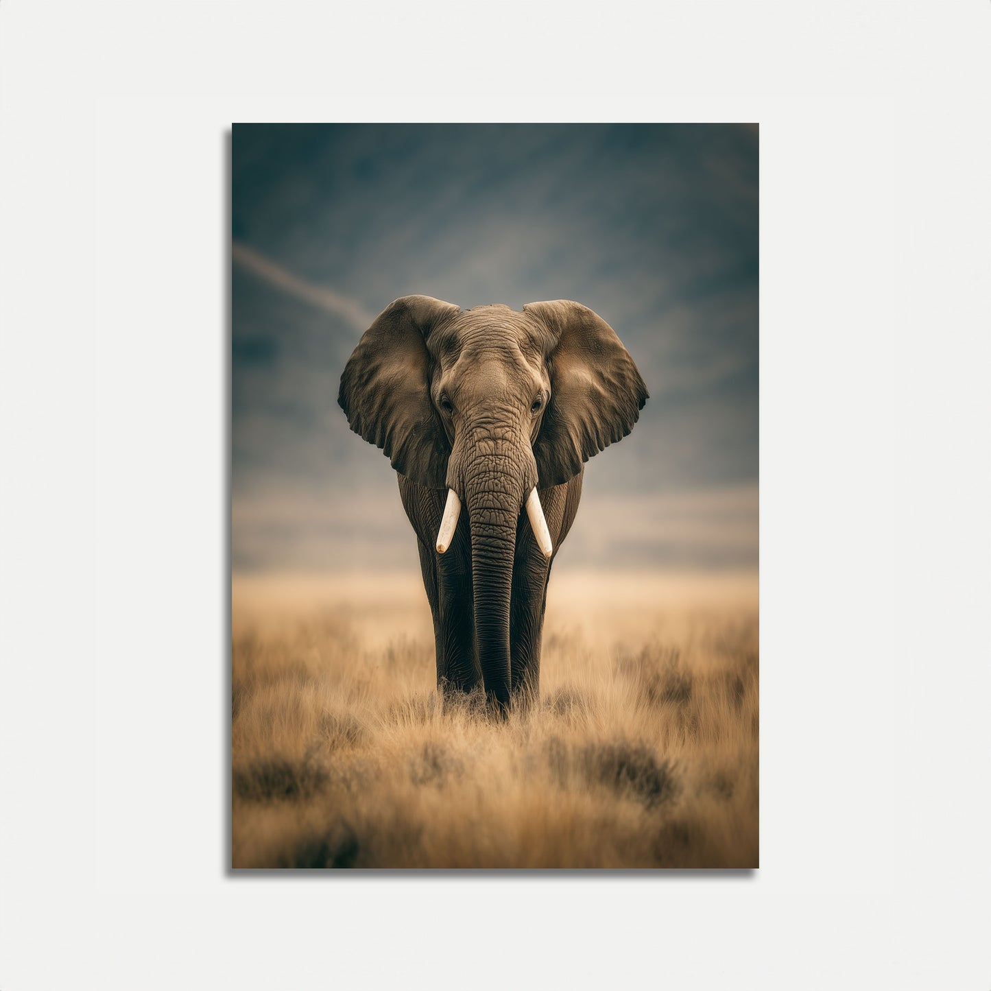Majestic Elephant Savanna Poster
