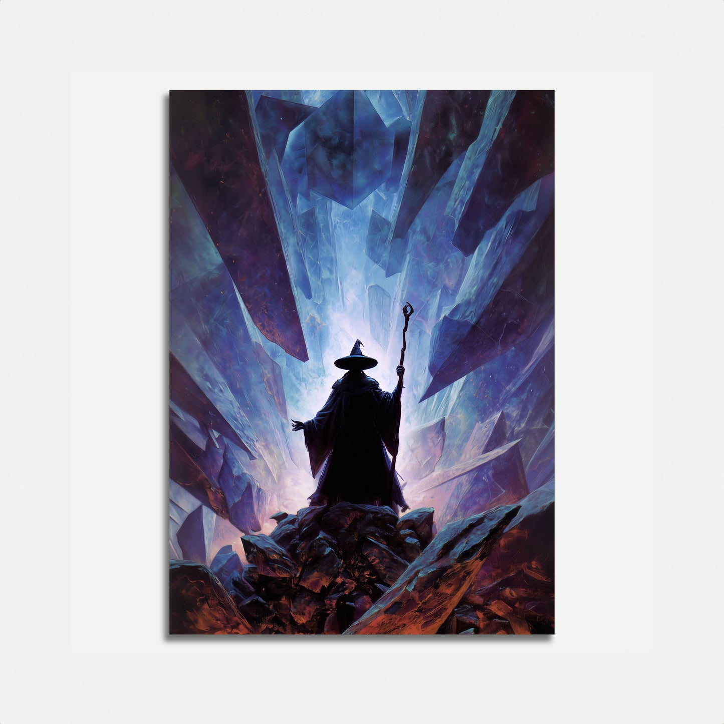 Wizard in Crystal Mountains Poster
