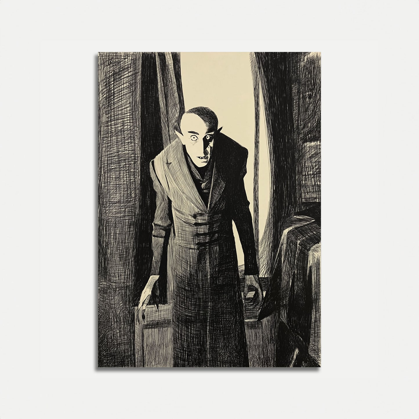 Nosferatu Klasický Hororový Plakát