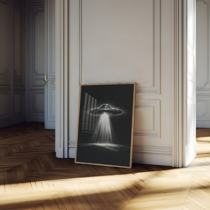 Cosmic Alien Encounter Poster