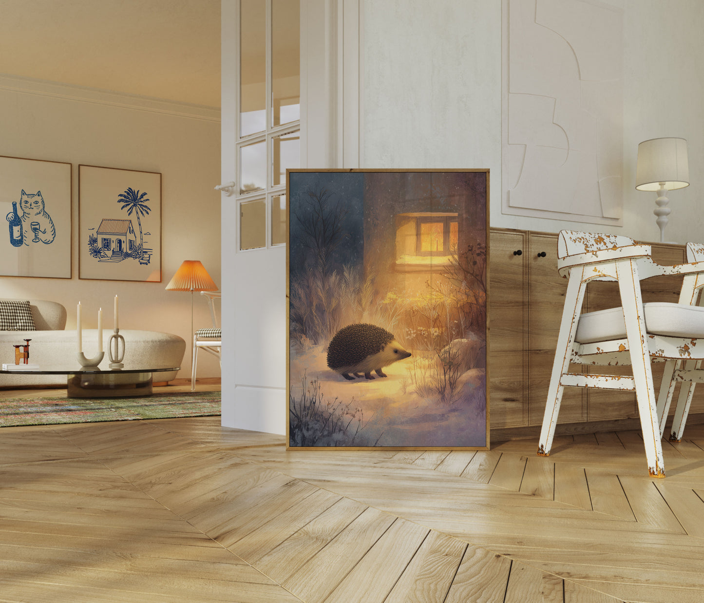 Poster del Riccio nel Calore Invernale