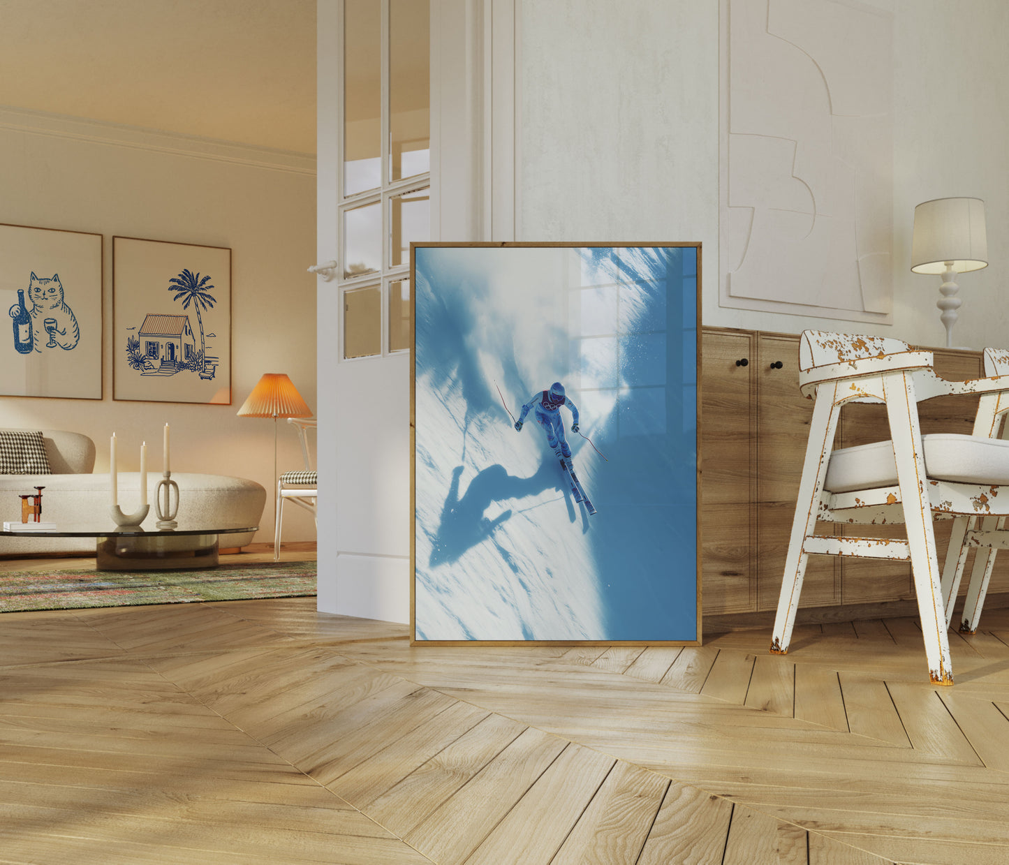 Olympic Ski Champion Poster