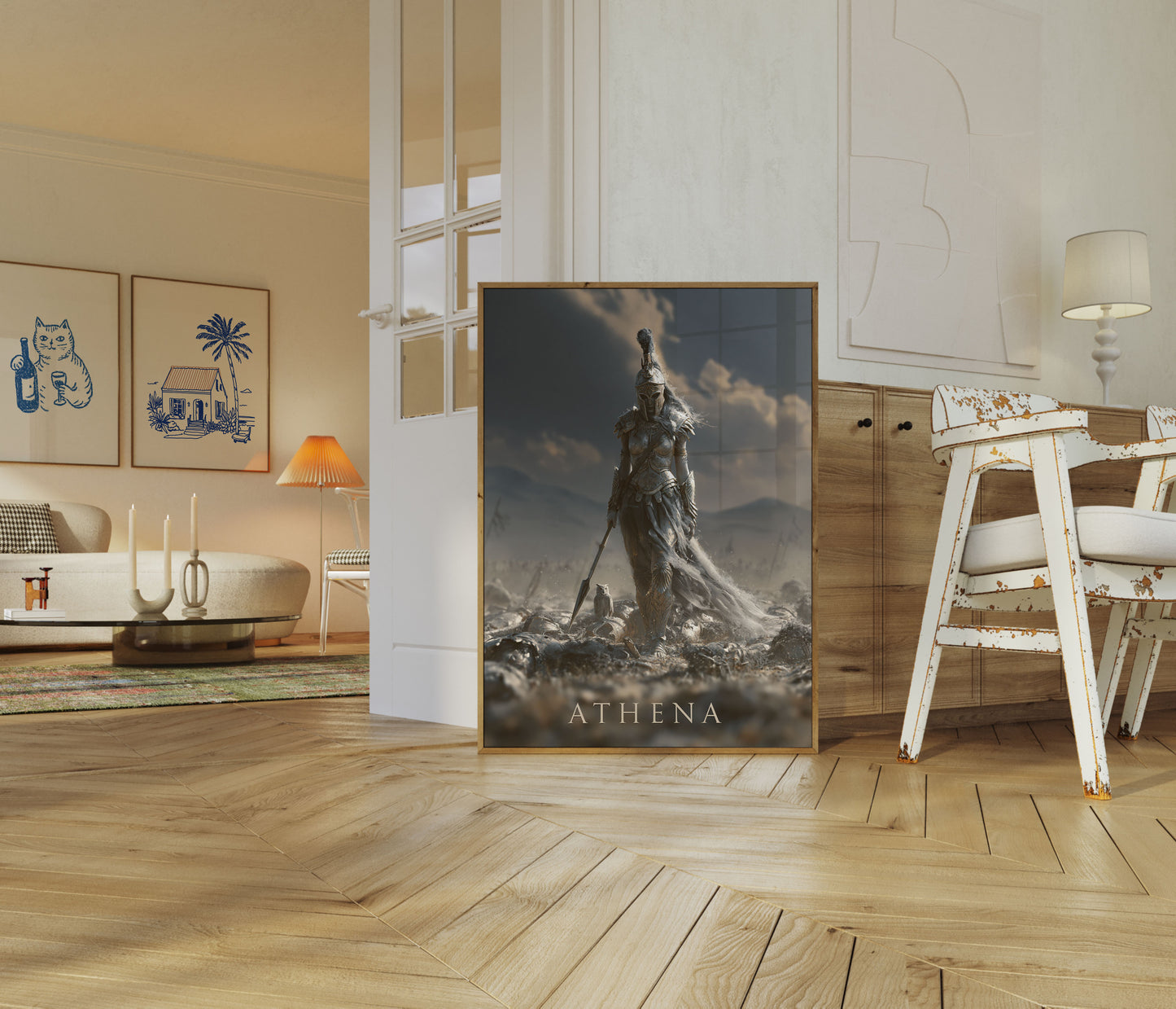 Athena Warrior Goddess Poster