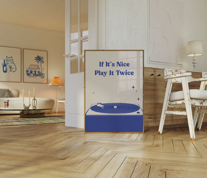 Vintage Vinyl Music Lover Poster