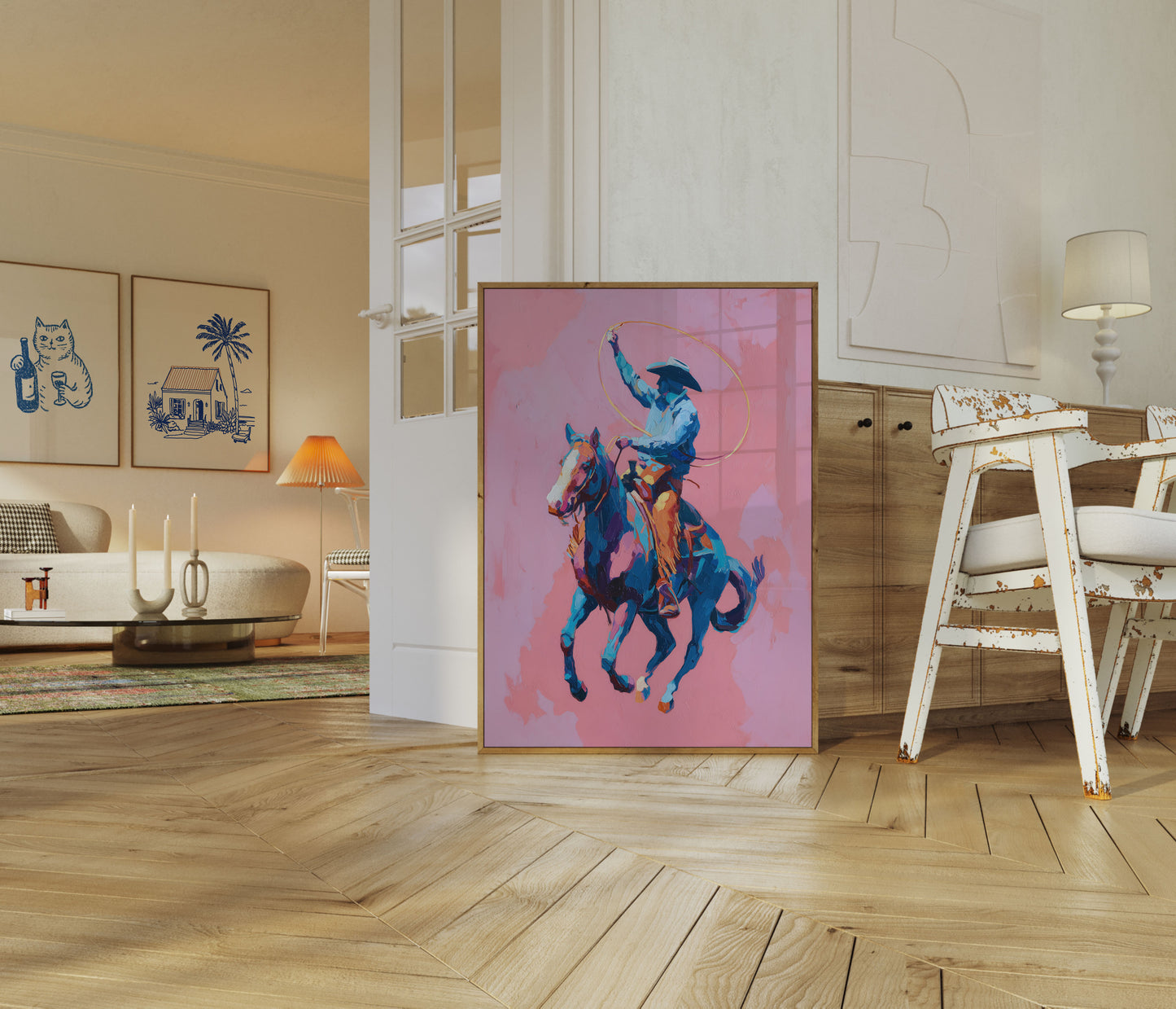 Wild West Rodeo Champion Poster