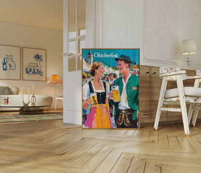 Festive Oktoberfest Beer Celebration Poster