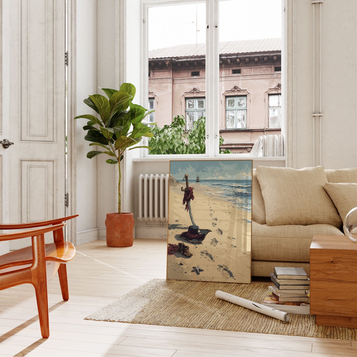 Abandoned Pirate Beach Poster