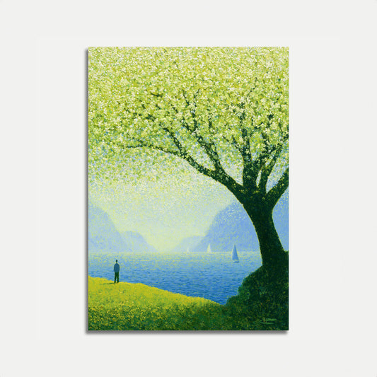 Rustige Meerboom Poster