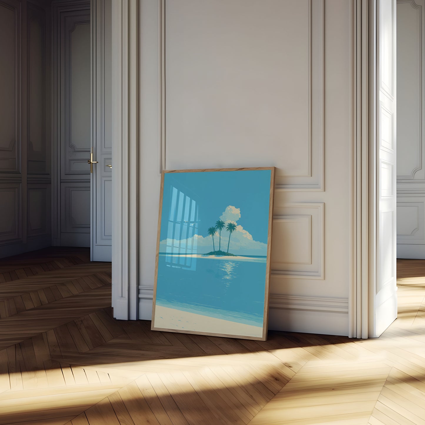 Tropical Island Paradise Poster