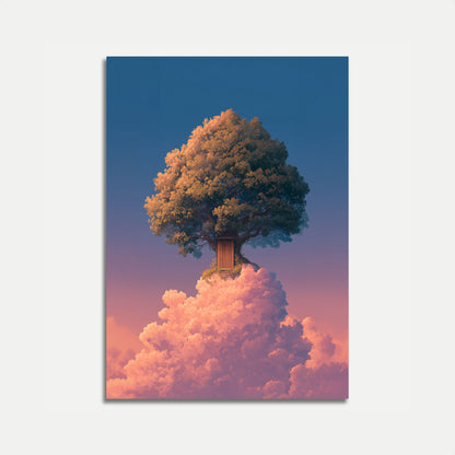 Celestial Tree House Poster