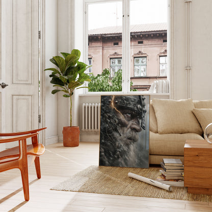 Stormachtige Vikingstrijder Poster