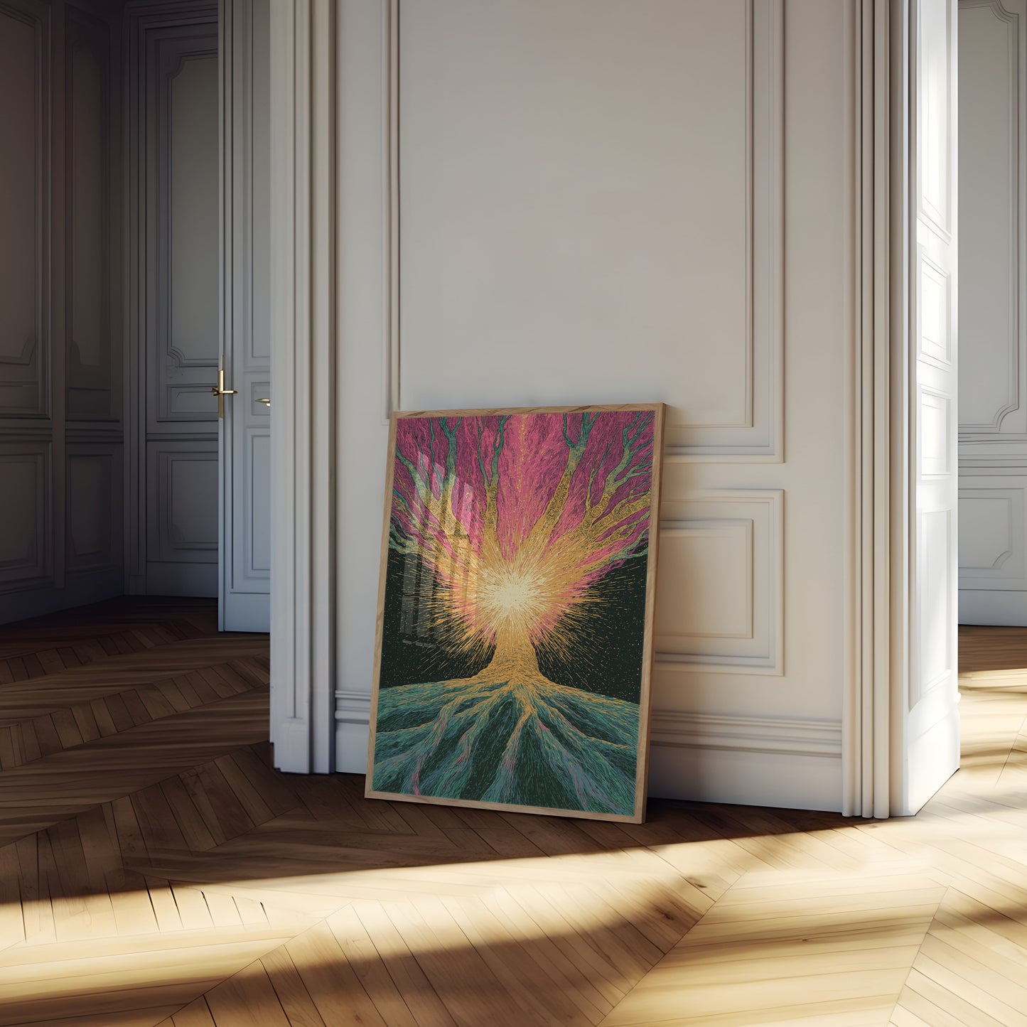 Volcano Eruption Energy Poster