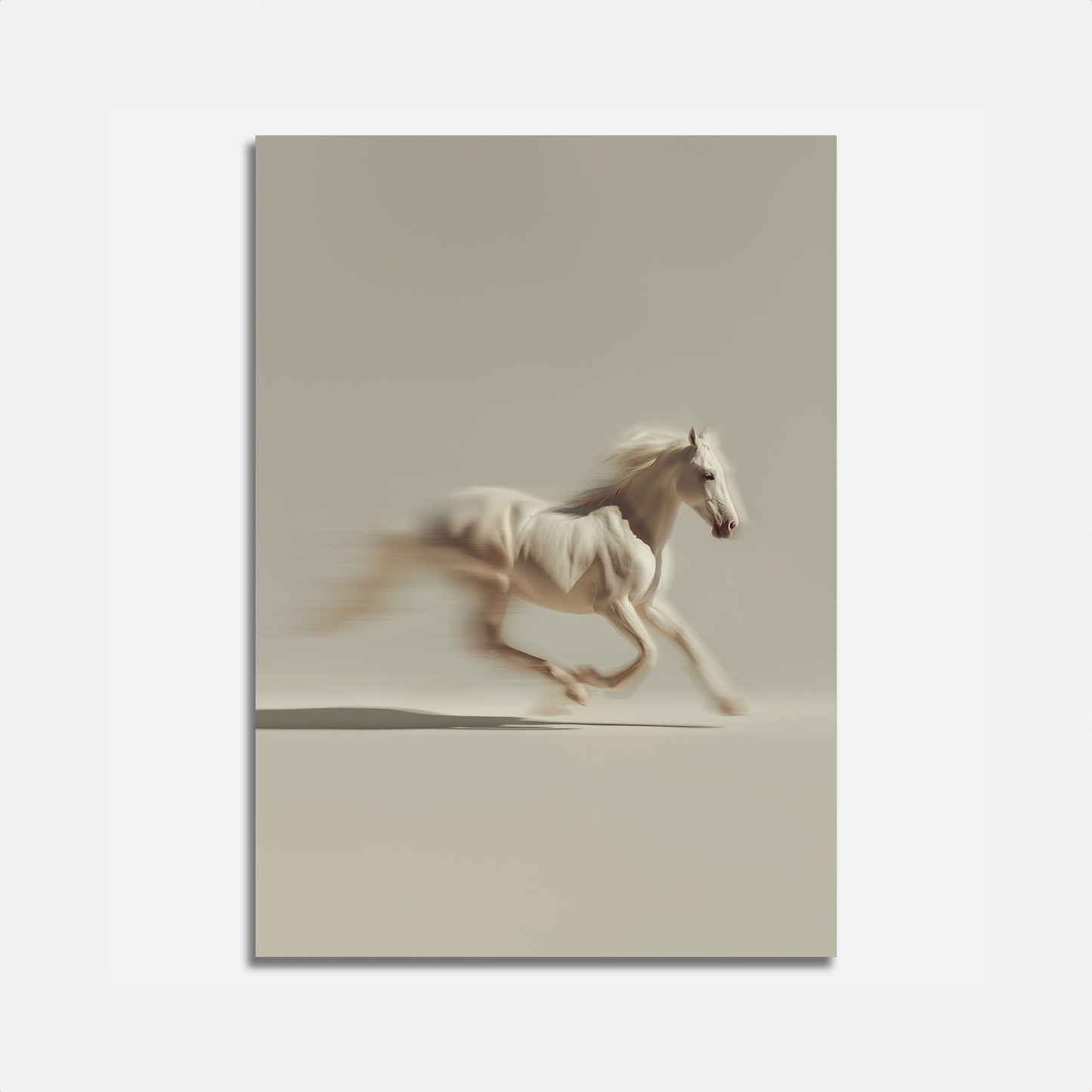 Wild Gallop in Sepia Poster