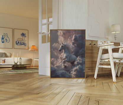Celestial Unicorn Dream Poster